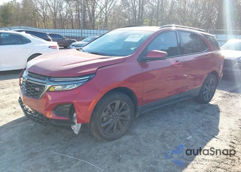 2022 Chevrolet Equinox Fwd Rs из США, поврежденный, VIN 3GNAXMEV3NS185504